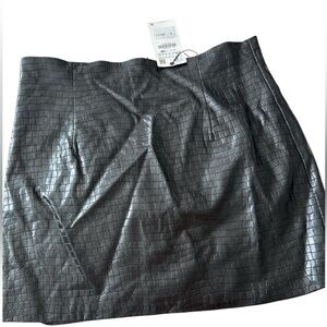 NWT Zara Leather Skirt